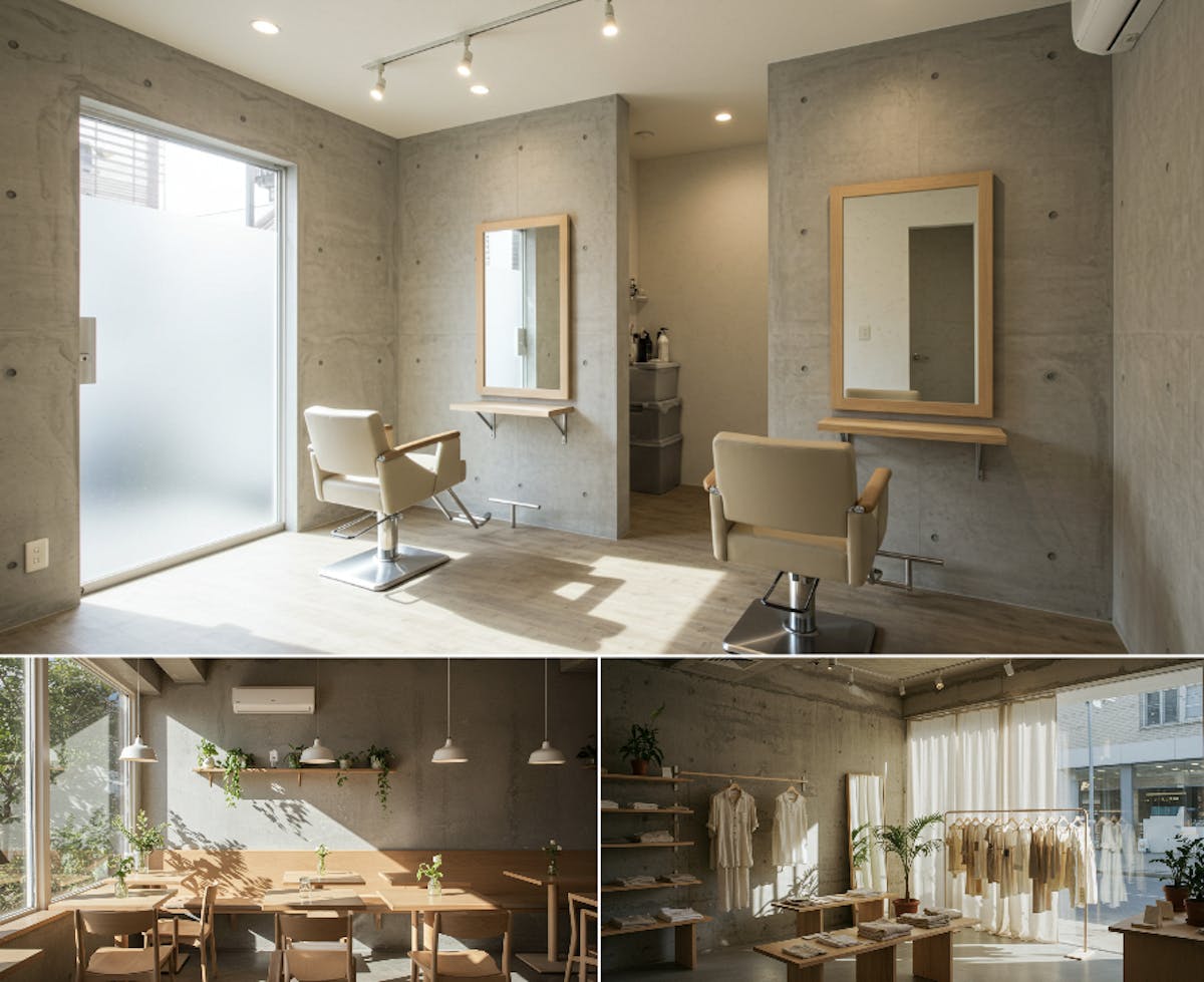 フレスカラリ　美容室　カフェ　アパレル