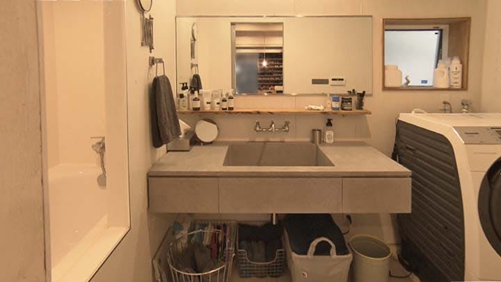 モールテックスの洗面