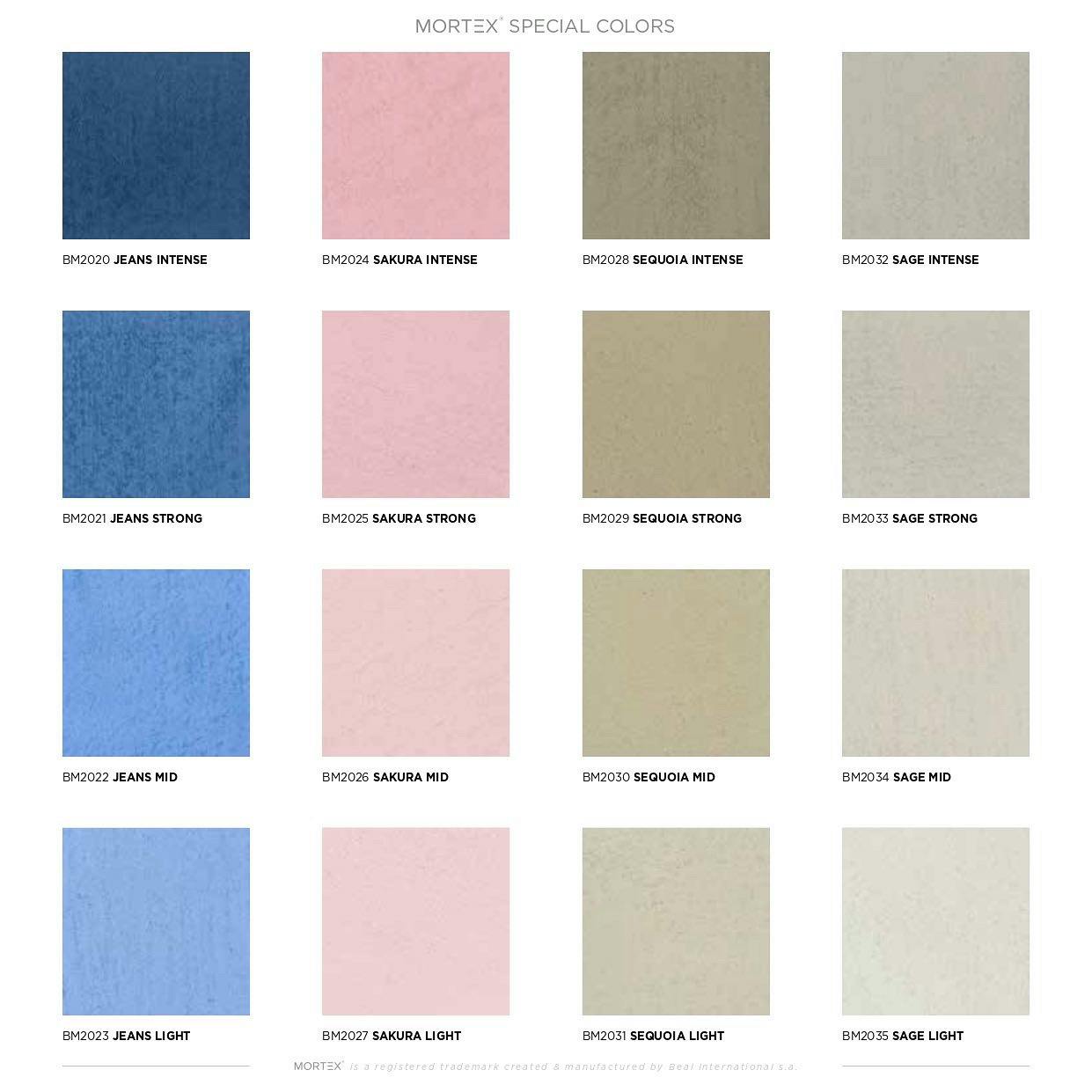 モールテックス｜MORTEX｜色見本セット｜サカンアート 6bdb1583-072f-4279-9d10-