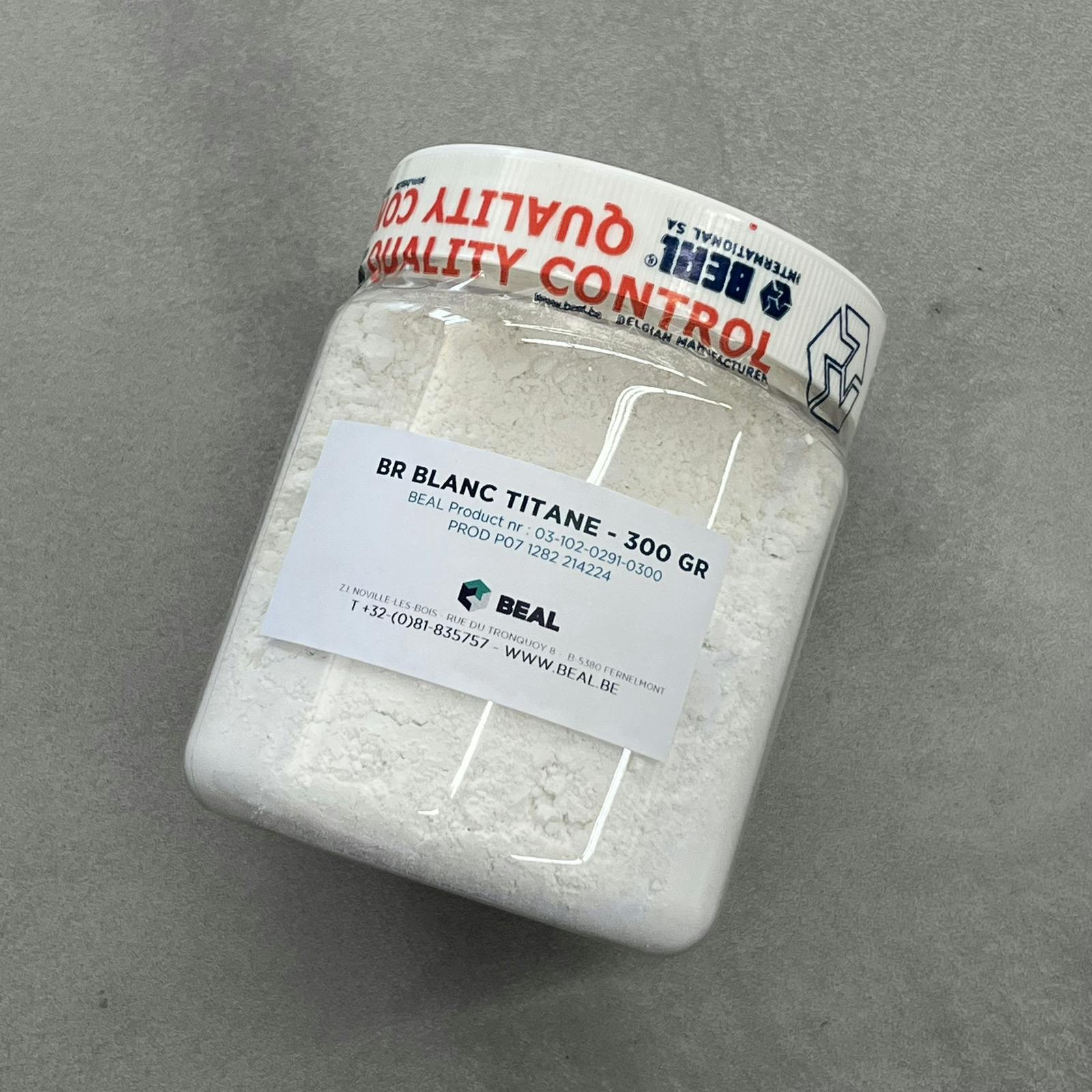 モールテックス顔料 BR BLANC白 TITANE 300g WHITE