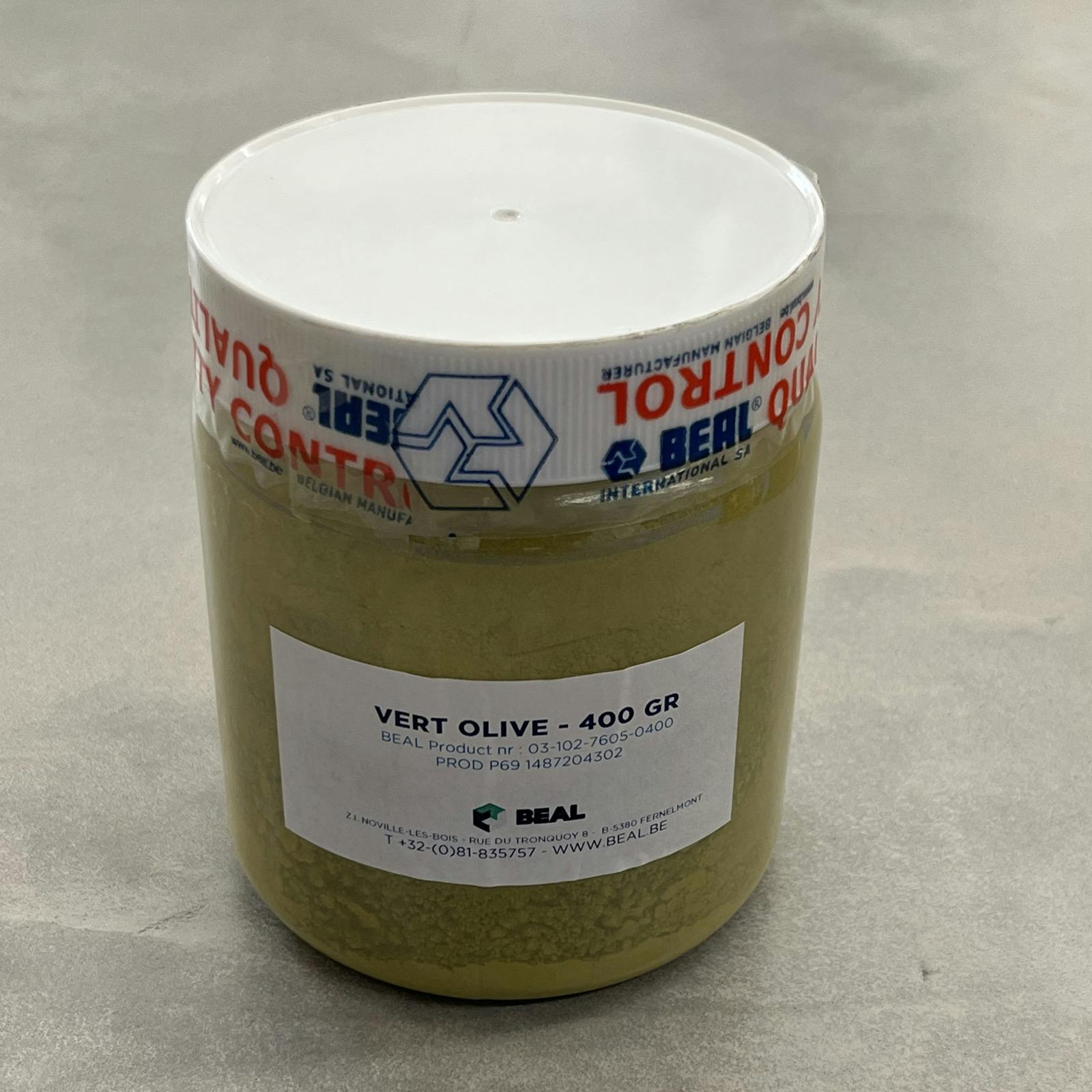 モールテックスの顔料 VERT OLIVE ｵﾘｰﾌﾞ 400g OLIVE
