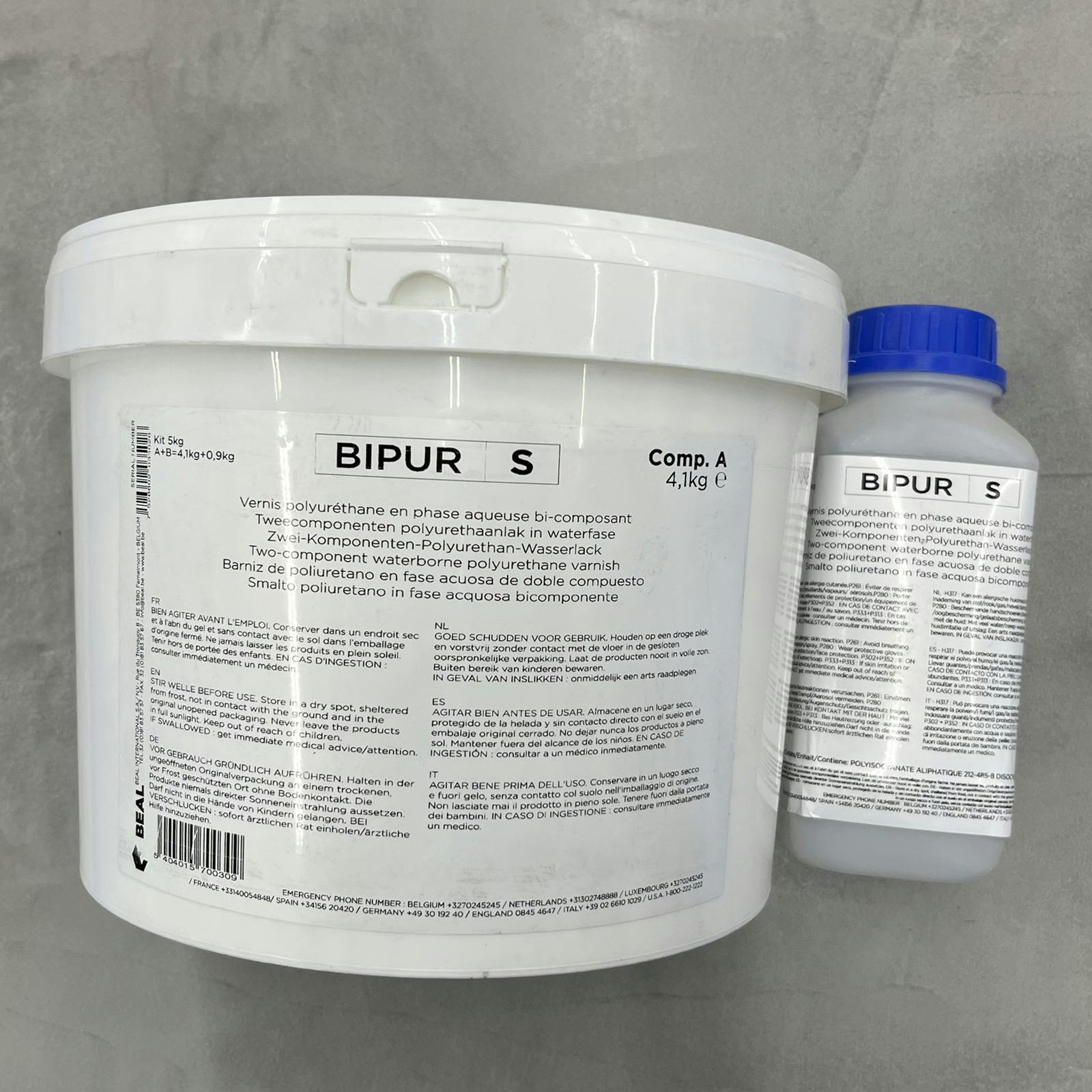 保護材 BIPUR S(サタン)三分艶 5kgセット 保護材 BIPUR S(サタン)三分艶 5kgセット